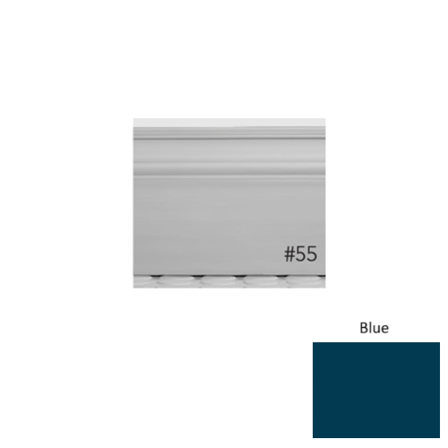 Pinnacle Plus Rubber #55 Nobility Blue Wall Base 1