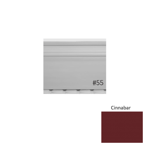Pinnacle Plus Rubber #55 Nobility Cinnabar Wall Base 1