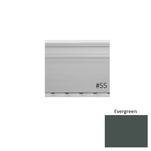 Pinnacle Plus Rubber #55 Nobility Evergreen Wall Base 1