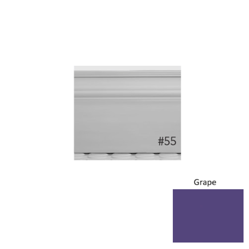 Pinnacle Plus Rubber #55 Nobility Grape Wall Base 1