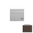 Pinnacle Plus Rubber #55 Nobility Light Brown Wall Base 1