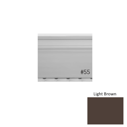 Pinnacle Plus Rubber #55 Nobility Light Brown Wall Base 1