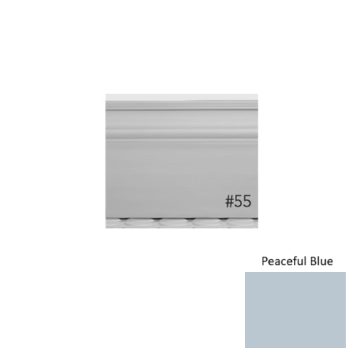 Pinnacle Plus Rubber #55 Nobility Peaceful Blue Wall Base 1