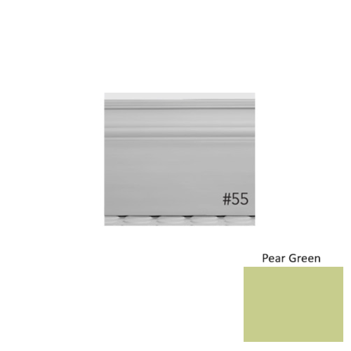 Pinnacle Plus Rubber #55 Nobility Pear Green Wall Base 1