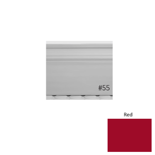 Pinnacle Plus Rubber #55 Nobility Red Wall Base 1
