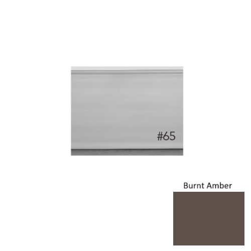 Pinnacle Plus Rubber #65 Vertical Burnt Amber Wall Base 1