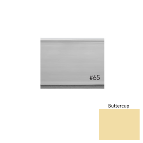 Pinnacle Plus Rubber #65 Vertical Buttercup Wall Base 1