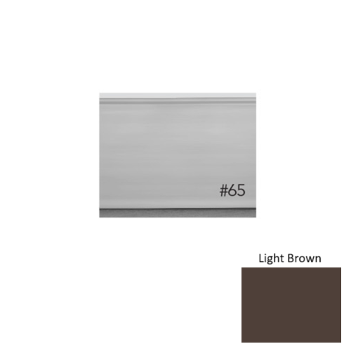 Pinnacle Plus Rubber #65 Vertical Light Brown Wall Base 1