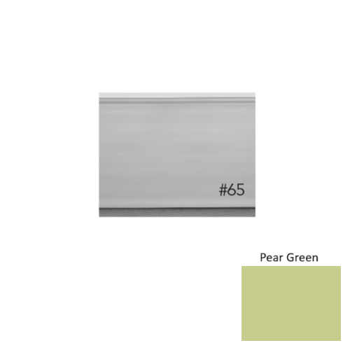 Pinnacle Plus Rubber #65 Vertical Pear Green Wall Base 1