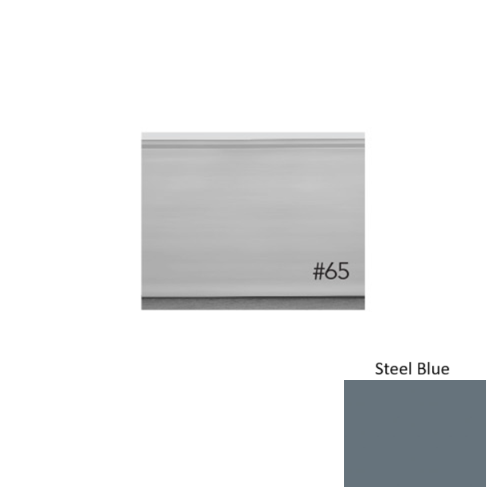 Pinnacle Plus Rubber #65 Vertical Steel Blue Wall Base 1