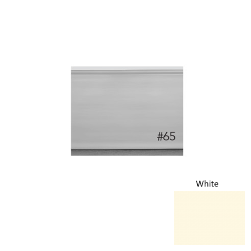Pinnacle Plus Rubber #65 Vertical White Wall Base 1