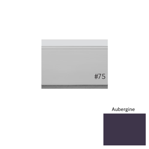 Pinnacle Plus Rubber #75 Level Aubergine Wall Base 1