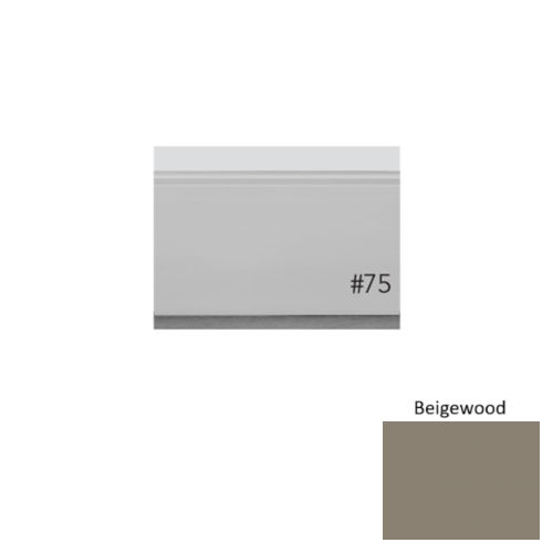 Pinnacle Plus Rubber #75 Level Beigewood Wall Base 1
