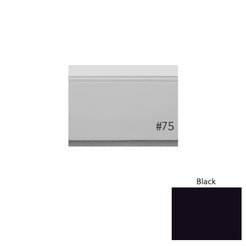 Pinnacle Plus Rubber #75 Level Black Wall Base 1