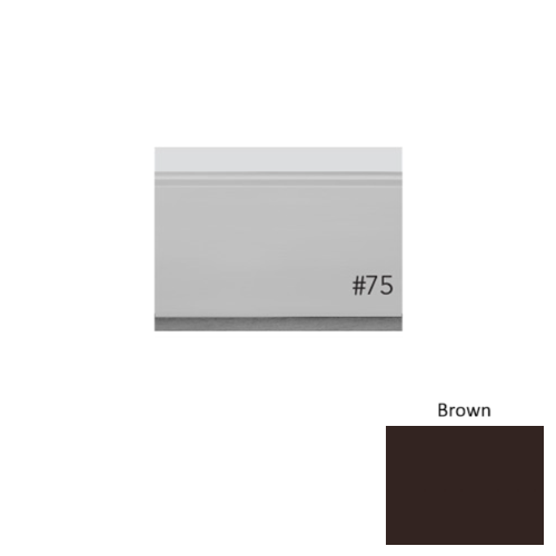 Pinnacle Plus Rubber #75 Level Brown Wall Base 1