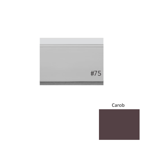 Pinnacle Plus Rubber #75 Level Carob Wall Base 1