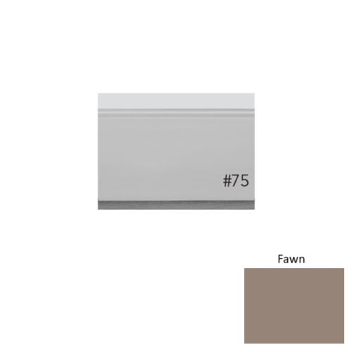 Pinnacle Plus Rubber #75 Level Fawn Wall Base 1