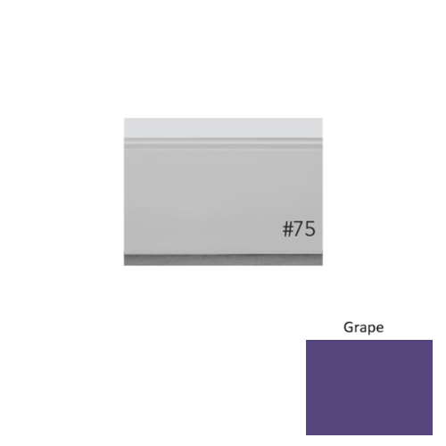 Pinnacle Plus Rubber #75 Level Grape Wall Base 1