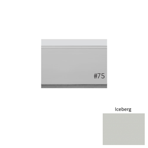 Pinnacle Plus Rubber #75 Level Iceberg Wall Base 1