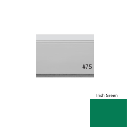Pinnacle Plus Rubber #75 Level Irish Green Wall Base 1