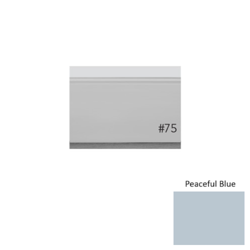 Pinnacle Plus Rubber #75 Level Peaceful Blue Wall Base 1