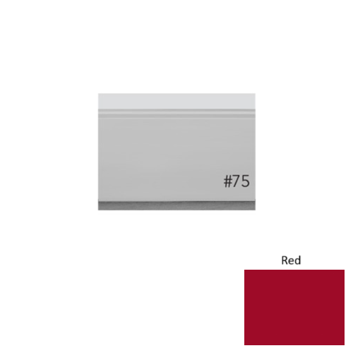 Pinnacle Plus Rubber #75 Level Red Wall Base 1