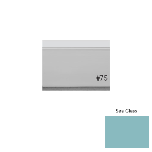 Pinnacle Plus Rubber #75 Level Sea Glass Wall Base 1