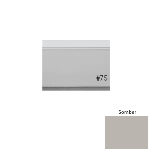 Pinnacle Plus Rubber #75 Level Somber Wall Base 1