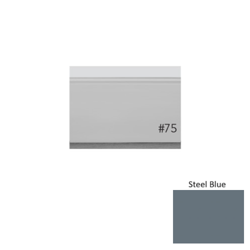 Pinnacle Plus Rubber #75 Level Steel Blue Wall Base 1
