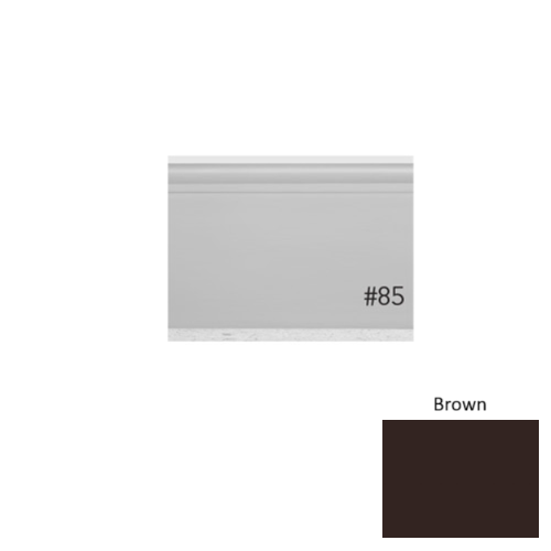 Pinnacle Plus Rubber #85 Fashion Brown Coil Wall Base 1