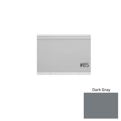 Pinnacle Plus Rubber #85 Fashion Dark Gray Coil Wall Base 1