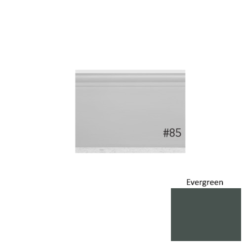 Pinnacle Plus Rubber #85 Fashion Evergreen Coil Wall Base 1