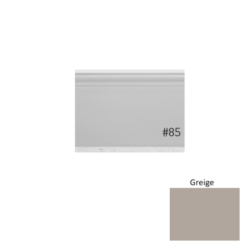 Pinnacle Plus Rubber #85 Fashion Greige Coil Wall Base 1