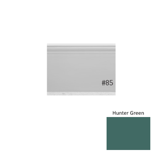 Pinnacle Plus Rubber #85 Fashion Hunter Green Coil Wall Base 1