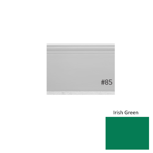 Pinnacle Plus Rubber #85 Fashion Irish Green Coil Wall Base 1