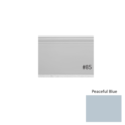 Pinnacle Plus Rubber #85 Fashion Peaceful Blue Coil Wall Base 1