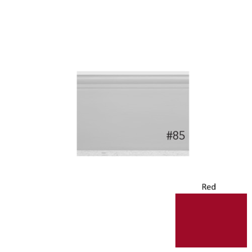 Pinnacle Plus Rubber #85 Fashion Red Coil Wall Base 1