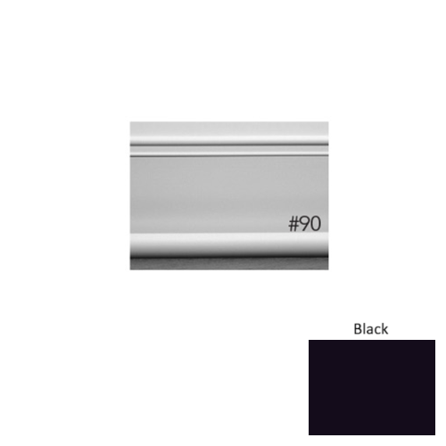 Pinnacle Plus Rubber #90 Intrigue Black Coil Wall Base 1