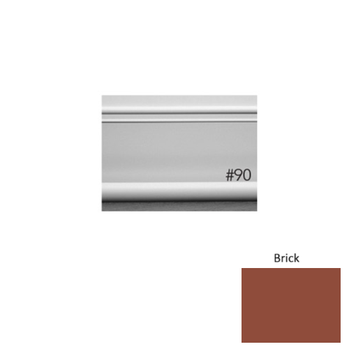 Pinnacle Plus Rubber #90 Intrigue Brick Coil Wall Base 1