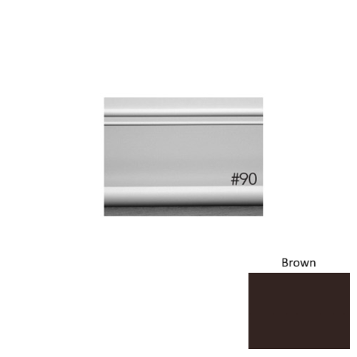 Pinnacle Plus Rubber #90 Intrigue Brown Coil Wall Base 1