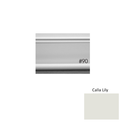 Pinnacle Plus Rubber #90 Intrigue Calla Lily Coil Wall Base 1