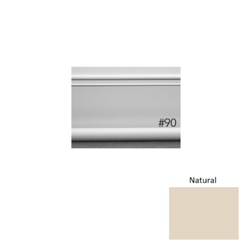 Pinnacle Plus Rubber #90 Intrigue Natural Coil Wall Base 1