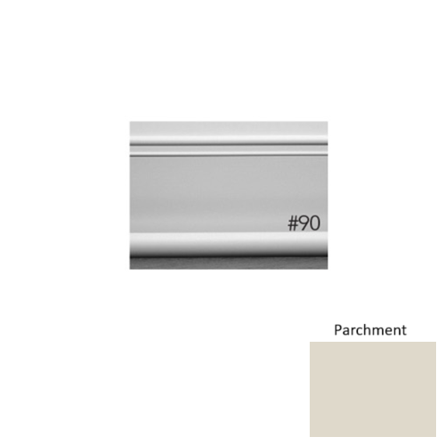 Pinnacle Plus Rubber #90 Intrigue Parchment Coil Wall Base 1