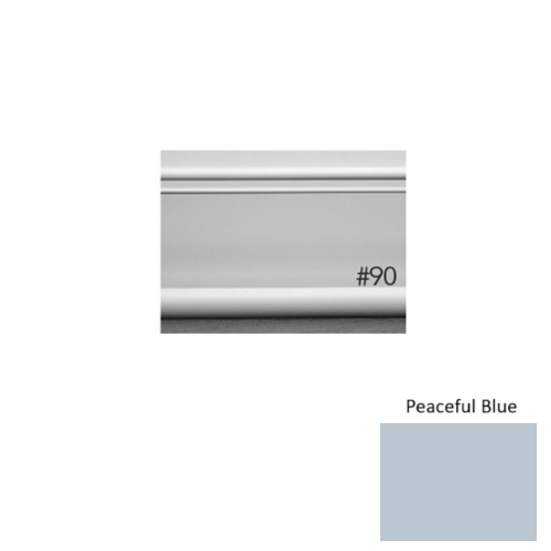 Pinnacle Plus Rubber #90 Intrigue Peaceful Blue Coil Wall Base 1