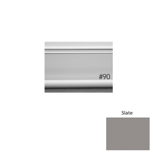 Pinnacle Plus Rubber #90 Intrigue Slate Coil Wall Base 1