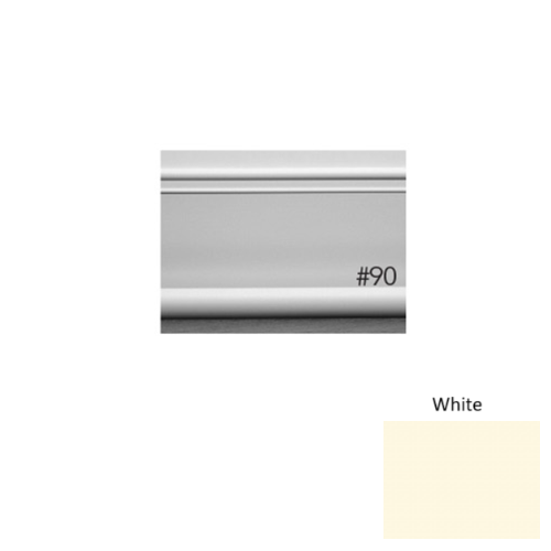 Pinnacle Plus Rubber #90 Intrigue White Coil Wall Base 1