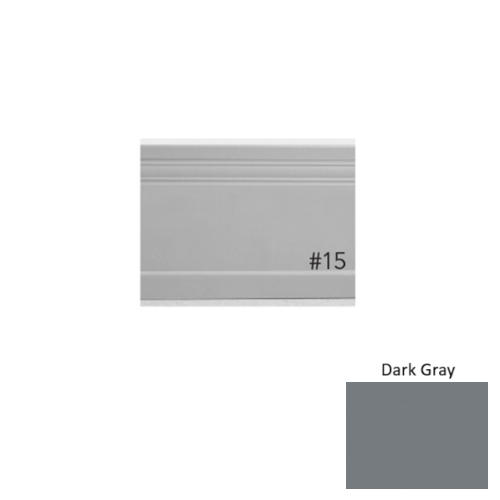 Pinnacle Plus Rubber #95 Invent Dark Gray Coil Wall Base 1