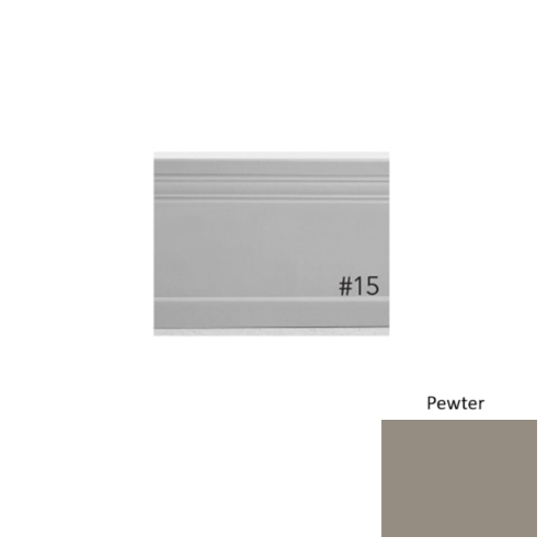 Pinnacle Plus Rubber #95 Invent Pewter Coil Wall Base 1