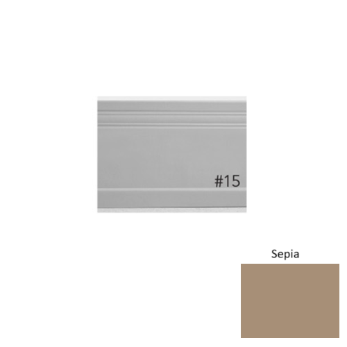 Pinnacle Plus Rubber #95 Invent Sepia Coil Wall Base 1