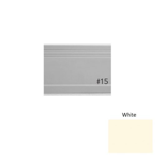 Pinnacle Plus Rubber #95 Invent White Coil Wall Base 1